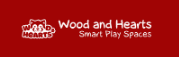 Wood And Hearts Logo